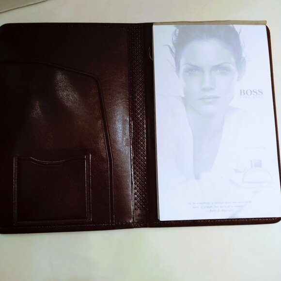 HUGO BOSS VEGAN LEATHER NOTE BINDER + NOTEPAD - Picture 4 of 15
